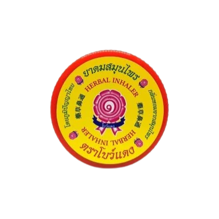 Bow Dang - Red | Thai Traditional Natural Nasal Relief Herd Inhaler | Yadom (Pack Of 3)