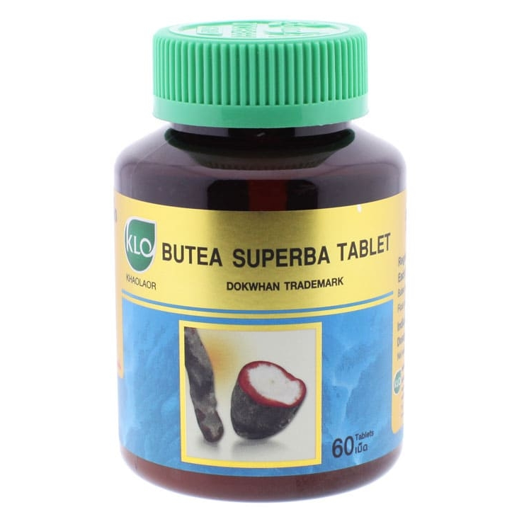 Khaolaor - Butea Superba Tablet - Butea Superba, Elephantopus Scaber Linn., Ficus Pubigera Wall. (60 tablets)