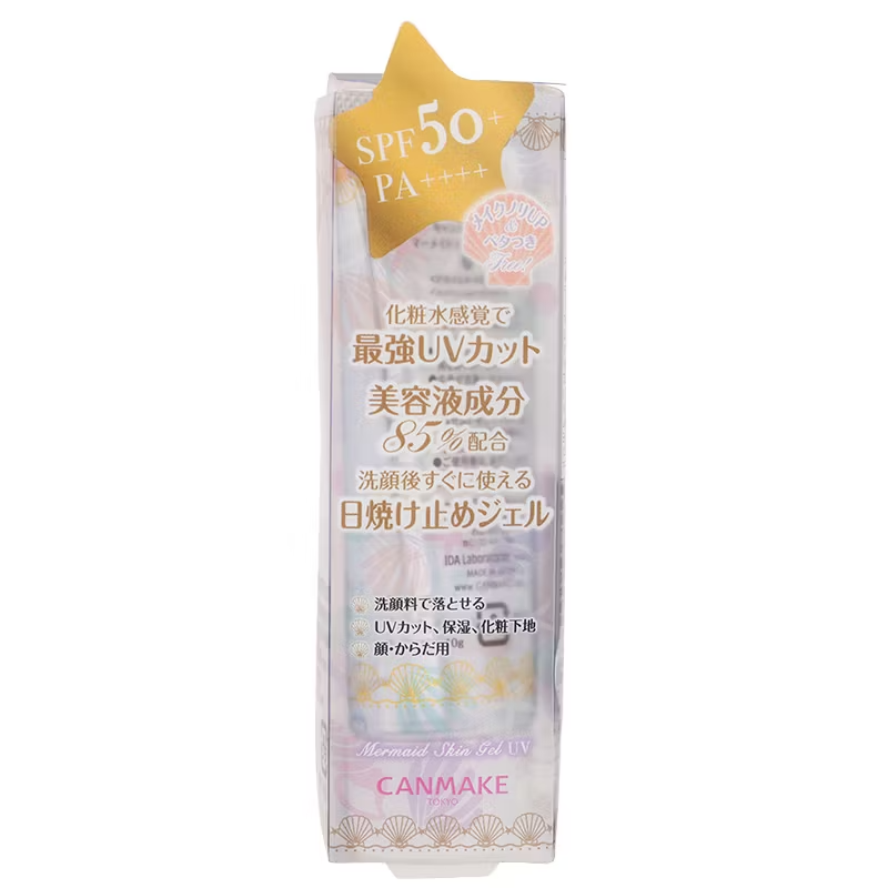 Canmake - Mermaid Skin Gel UV SPF50+ PA++++, 01 Clear 40g.