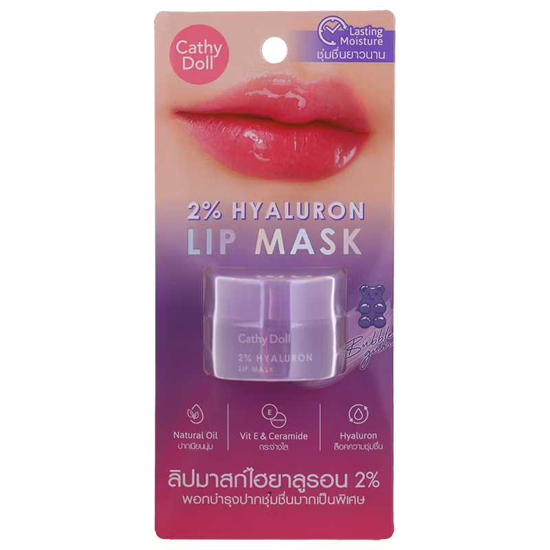 Cathy Doll - 2% Hyaluron Lip Mask Bubble Gum 4.5g.