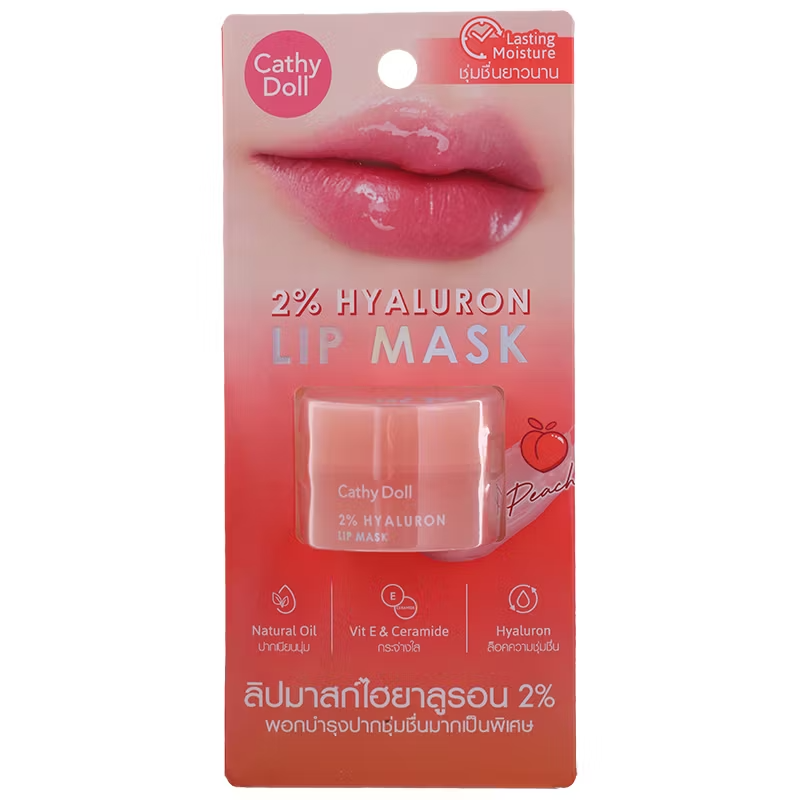 Cathy Doll - 2% Hyaluron Lip Mask Peach 4.5g.