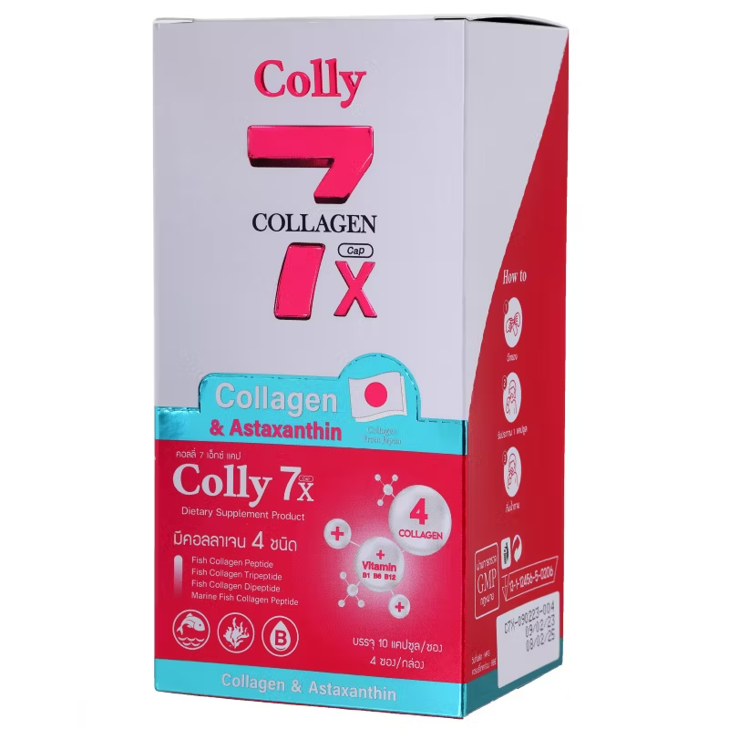 Colly - 7xCap Collagen and Astaxanthin (4 sachets x 10 capsules each)