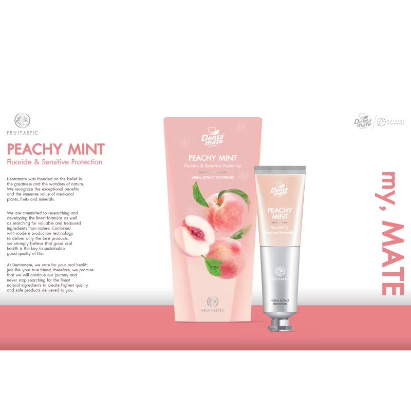 Dentamate - Peach Mint Herbal Extract Toothpaste 70 g.