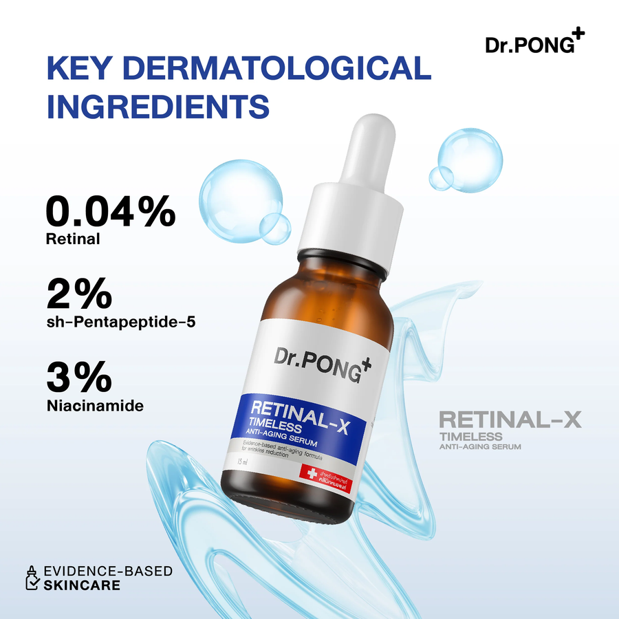 Dr.PONG - Retinal-X Timeless Anti-Aging Serum 15ml.