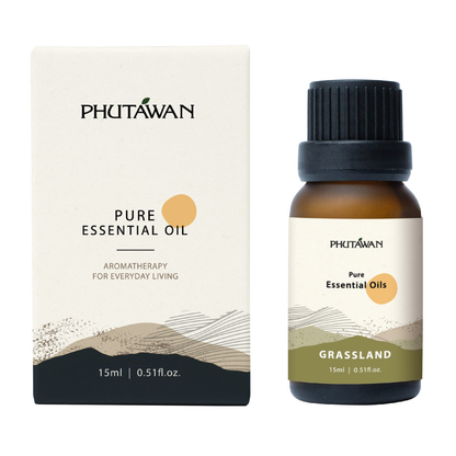 Phutawan - Intree Organic Mountain, Organic Essential Oil, Grassland 15ml.