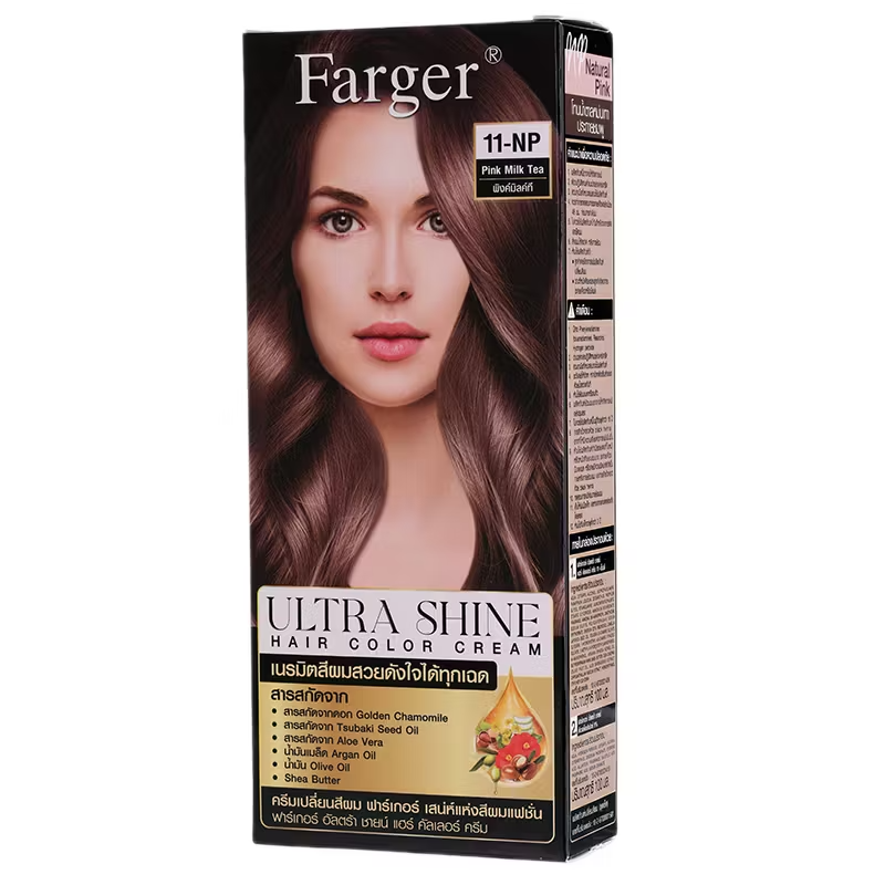 Farger - 11-NP - Pink Milk Tea, Ultra Shine Color Cream 100g.