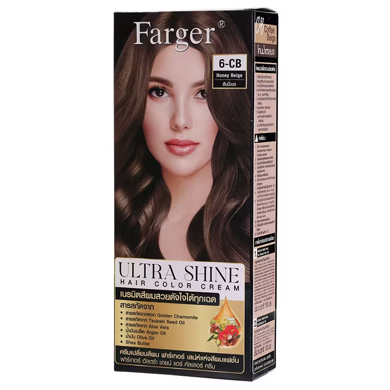 Farger - 6-CB - Honey Beige, Ultra Shine Color Cream 100g.