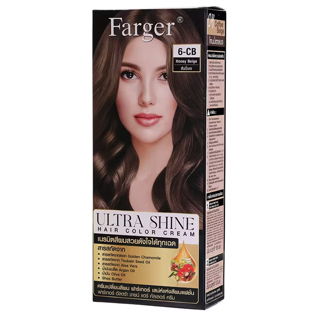 Farger - 6-CB - Honey Beige, Ultra Shine Color Cream 100g.