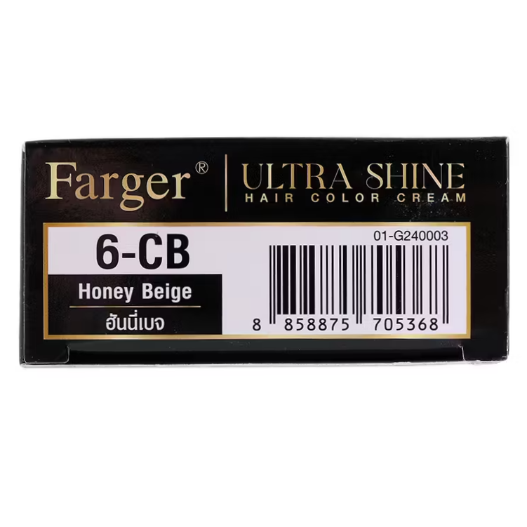Farger - 6-CB - Honey Beige, Ultra Shine Color Cream 100g.