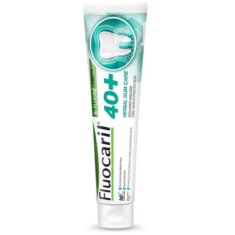 Fluocaril - Toothpaste 40 Plus Herbal Gum Care 160g.