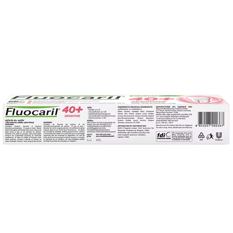Fluocaril - 40+ Toothpaste Ageless Sensitive 160g.