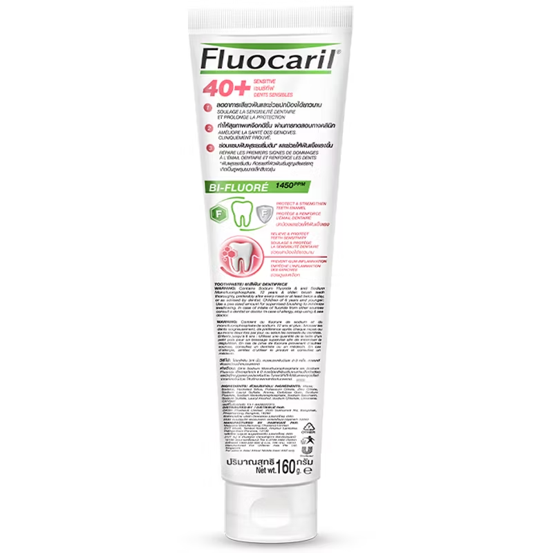 Fluocaril - 40+ Toothpaste Ageless Sensitive 160g.