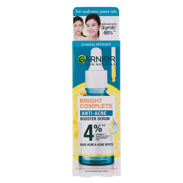 Garnier - Bright Complete - Anti-Acne Booster Serum 30ml.