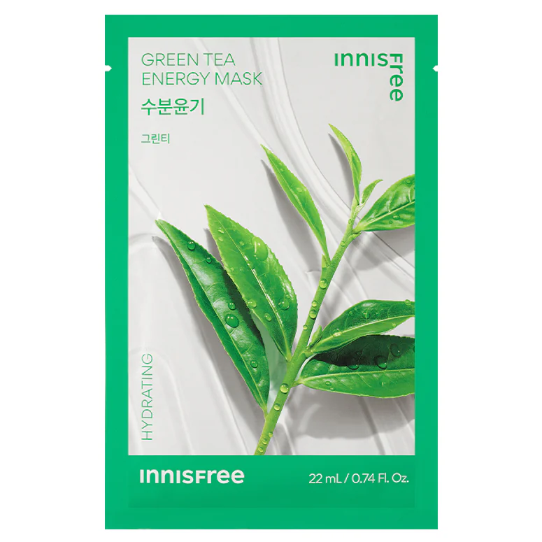 Innisfree - Squeeze Energy Mask Greentea 22ml. (Pack of 3)