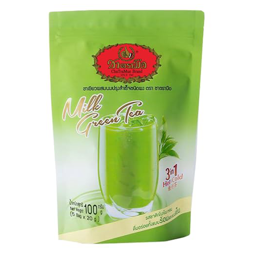 Cha Tra Mue - 3 in 1 Green Tea Powder 100g. (5 x 20g. bags)