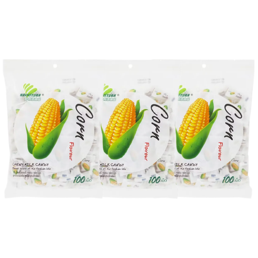 My Chewy - Milk Corn Flavored Chewy Candy 67 g. (Pack of 3)