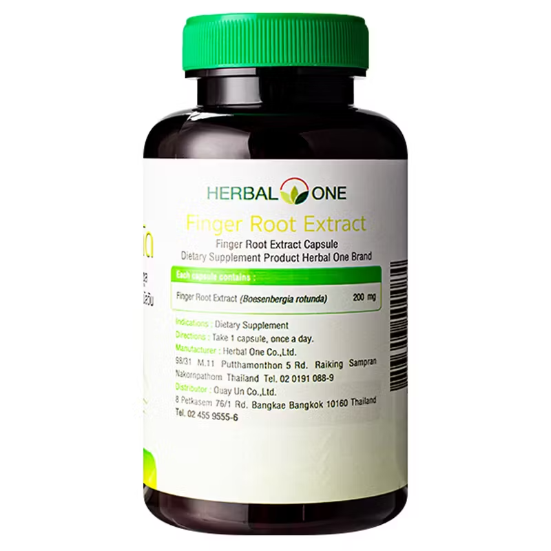 Herbal One - Finger Root (Auean Krachai) Extract (60 capsules)