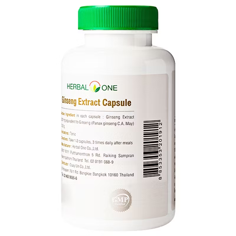 Herbal One - Ginseng Extract (100 capsules)
