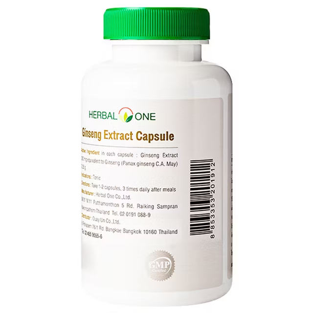 Herbal One - Ginseng Extract (100 capsules)