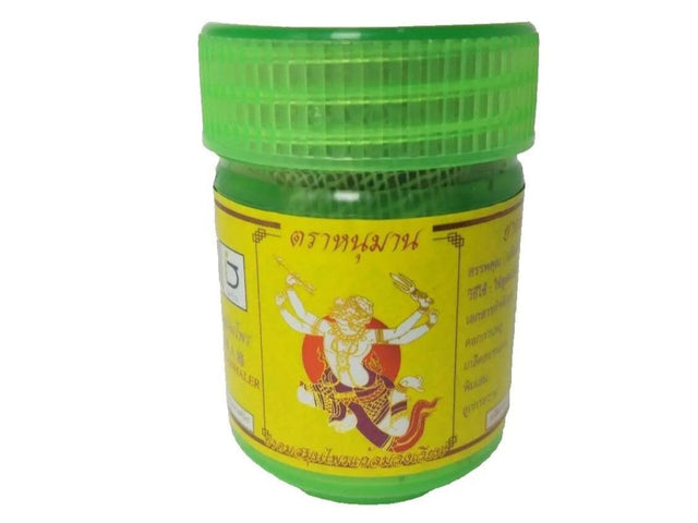Hanuman - Herbal Inhaler - Traditional Natural Scent - Yadom - Relieves Dizziness (Pack of 6) - Made in Thailand