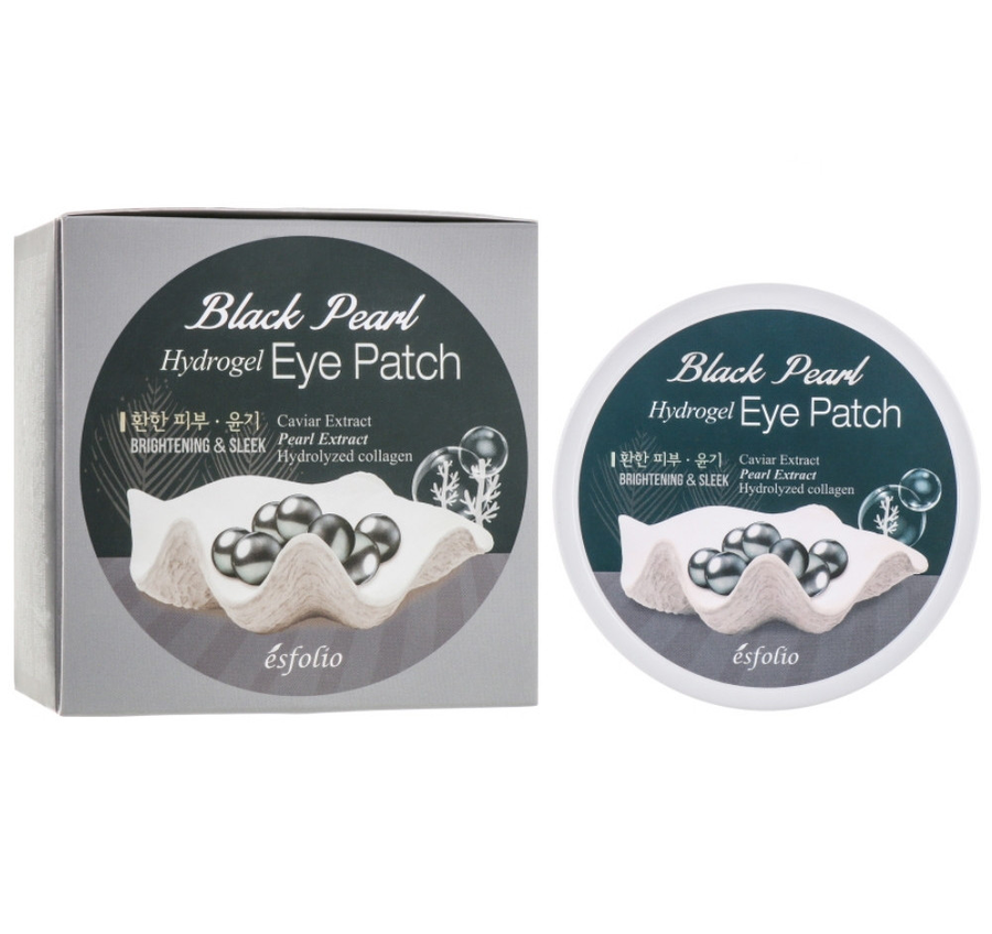 Esfolio - Black Pearl Hydrogel Eye Patch (60 Sheets Mask)