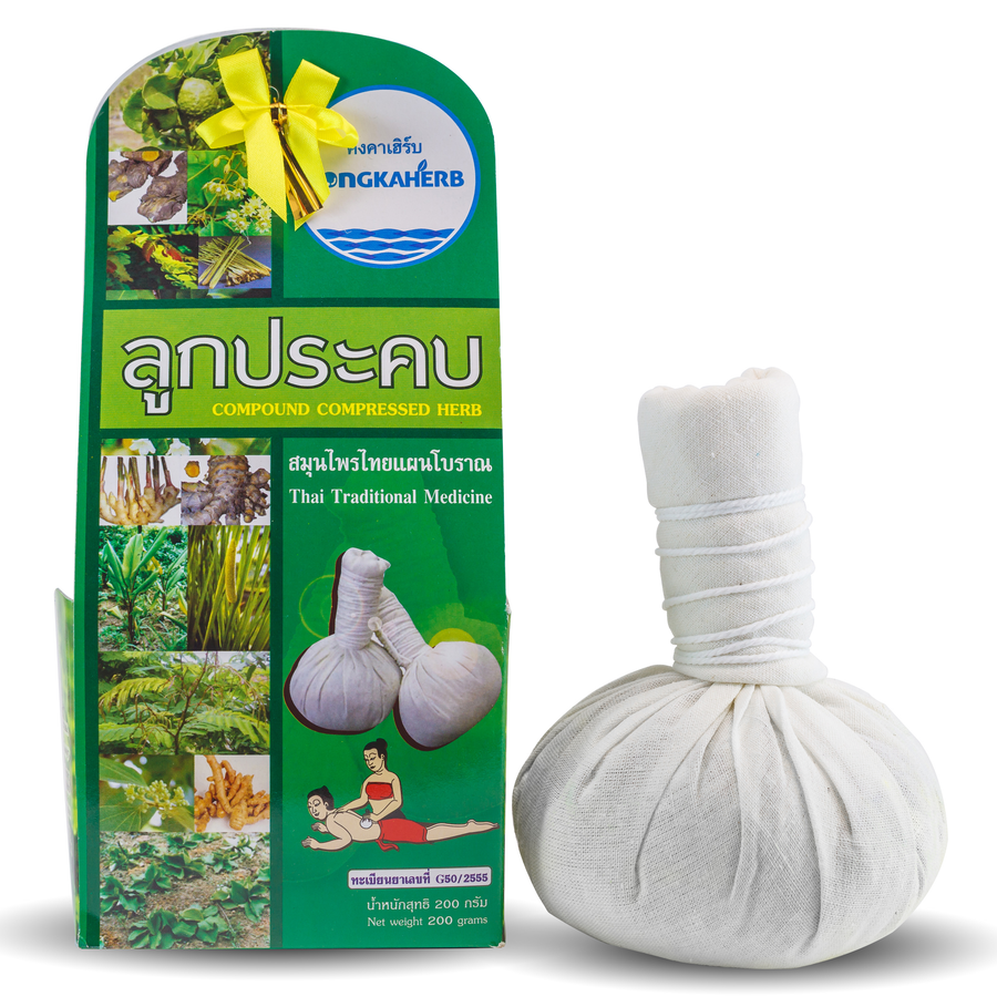 Kongkaherb - Compound Compressed Herb, Thai Traditional Medicine 200g.