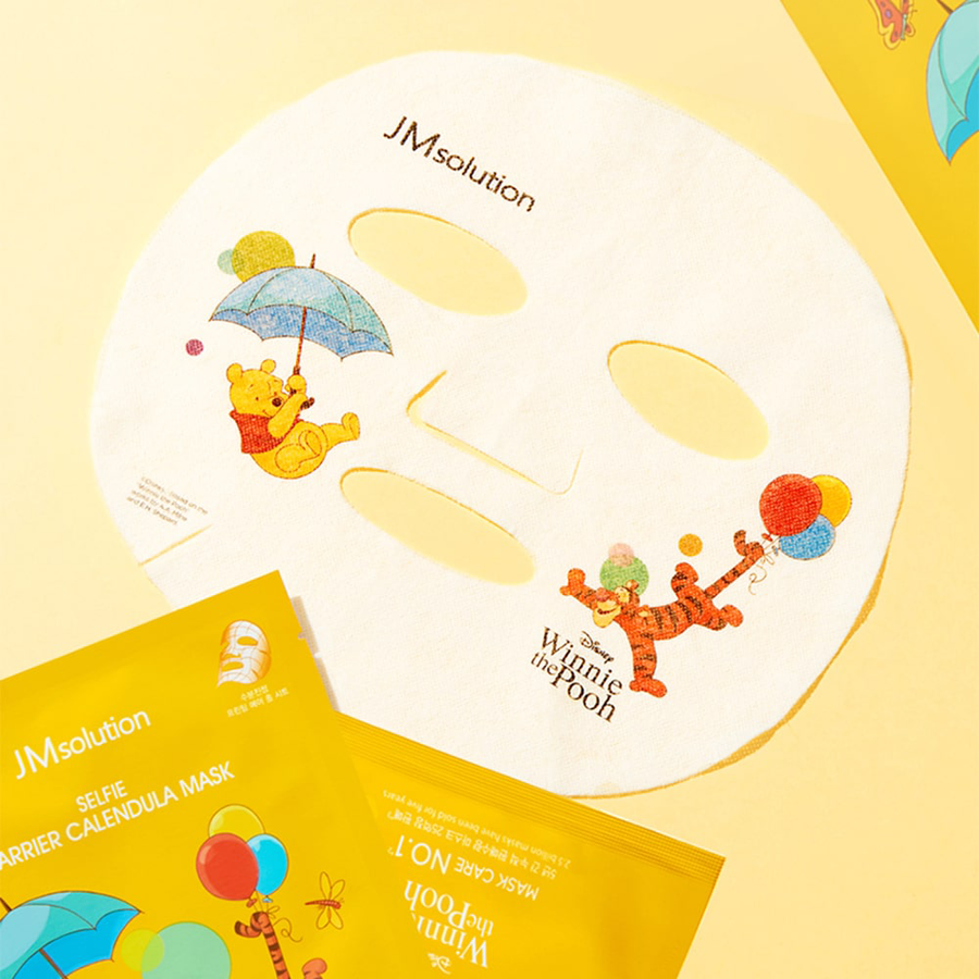 JM Solution - Selfie Barrier Calendula Mask (Pack of 3)