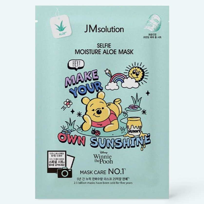 JM Solution - Selfie Moisture Aloe Mask (Pack of 3)