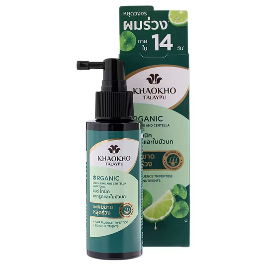 Khaokho Talaypu - Leech Lime & Centella Organic Hair Tonic 80ml.