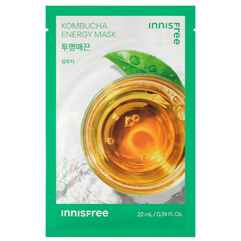 Innisfree - Squeeze Energy Mask Kombucha 22ml. (Pack of 3)