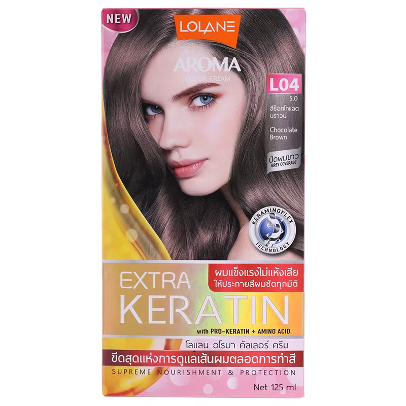 Lolane - Aroma Rose Color Cream L04 - Chocolate Brown 125ml.