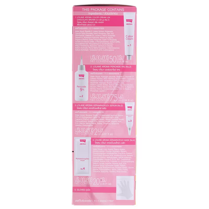Lolane - Aroma Rose Color Cream L04 - Chocolate Brown 125ml.