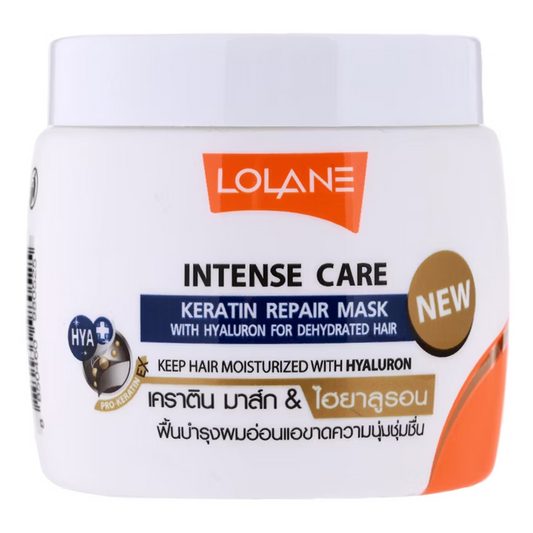 Lolane - Intense Care Keratin Repair Mask with Hyaluron for Dehidrated Hair 200g.