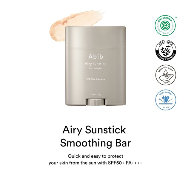 Abib - Airy Sunstick Smoothing Bar 23g.