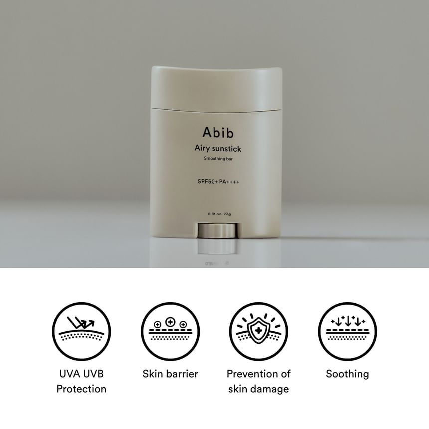 Abib - Airy Sunstick Smoothing Bar 23g.