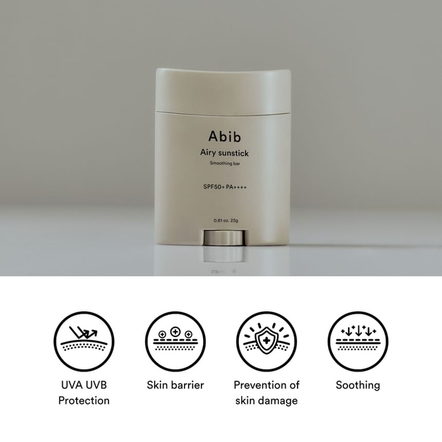 Abib - Airy Sunstick Smoothing Bar 23g.