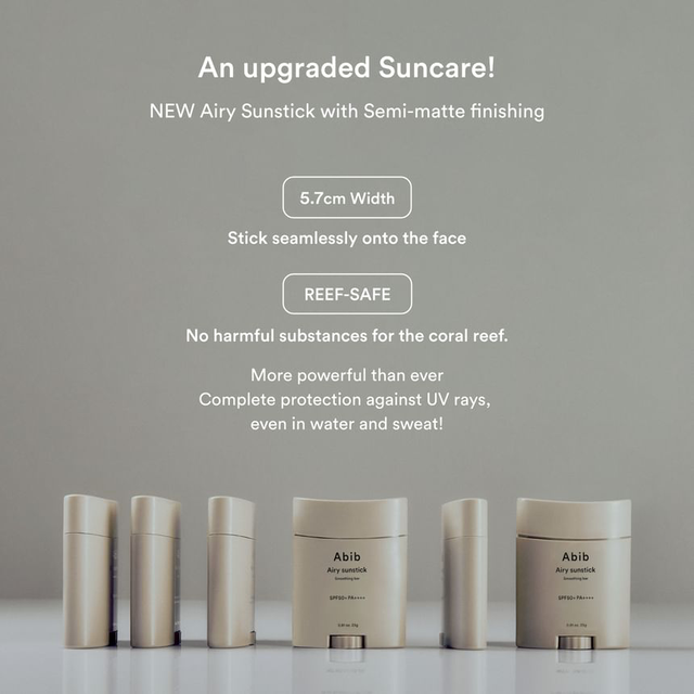 Abib - Airy Sunstick Smoothing Bar 23g.