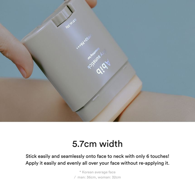 Abib - Airy Sunstick Smoothing Bar 23g.