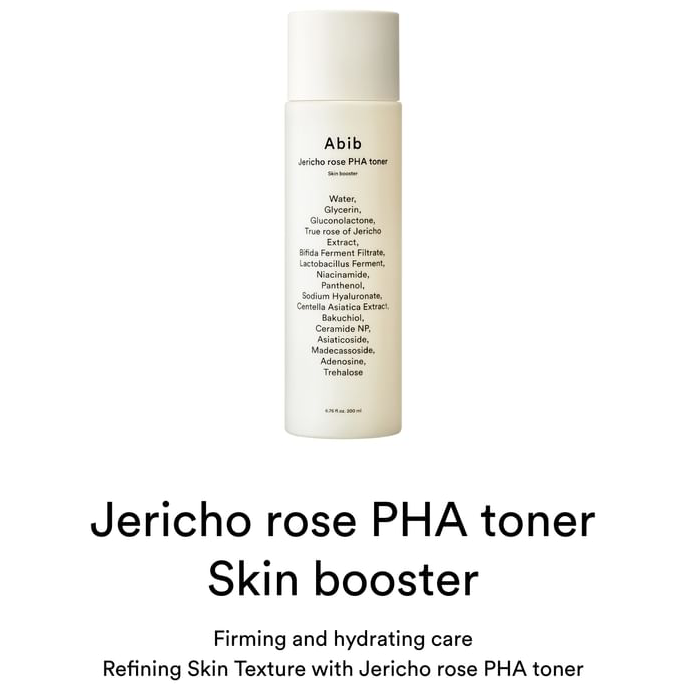 Abib - Jericho Rose PHA Toner Skin Booster 200ml.