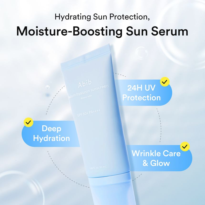 Abib - Sedum Hyaluron Sunscreen Watery Tube 50ml.