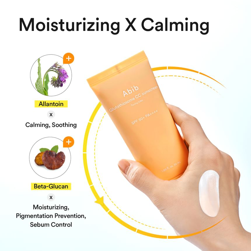 Abib - Glutathiosome CC Sunscreen Toning Tube 50ml.