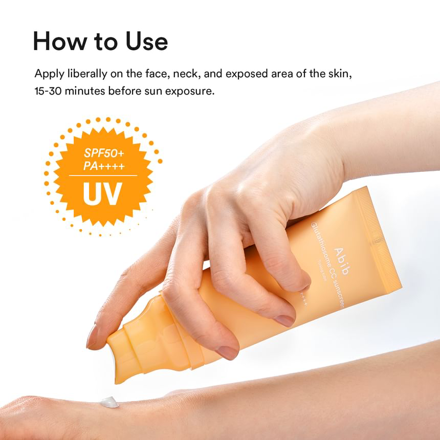 Abib - Glutathiosome CC Sunscreen Toning Tube 50ml.
