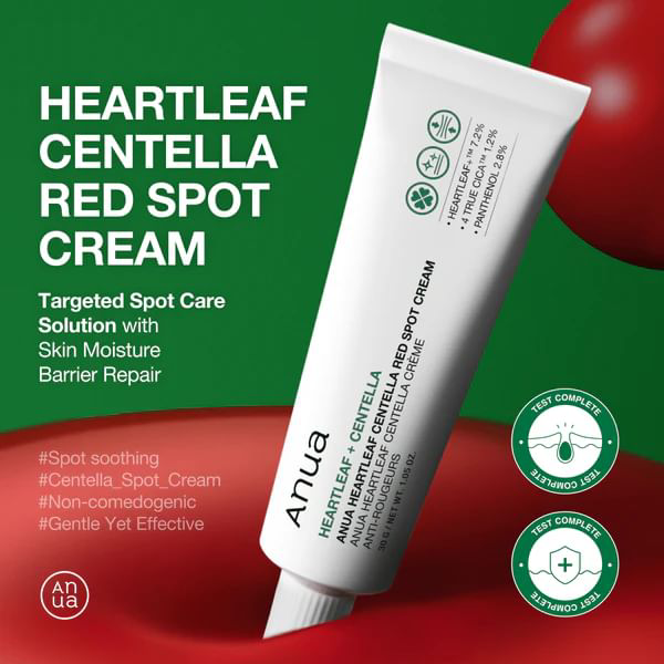 Anua - Heartleaf Centella Red Spot Cream 30g.