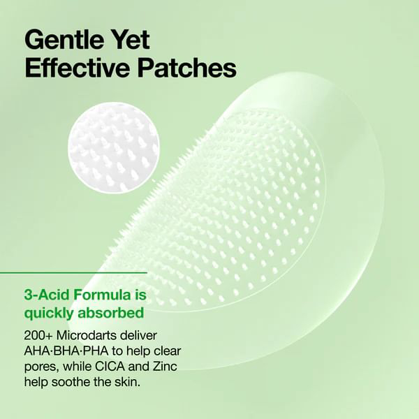 Anua - Triple Acid Spot Care Microdart Patch (12 Patches) - Pack of 2