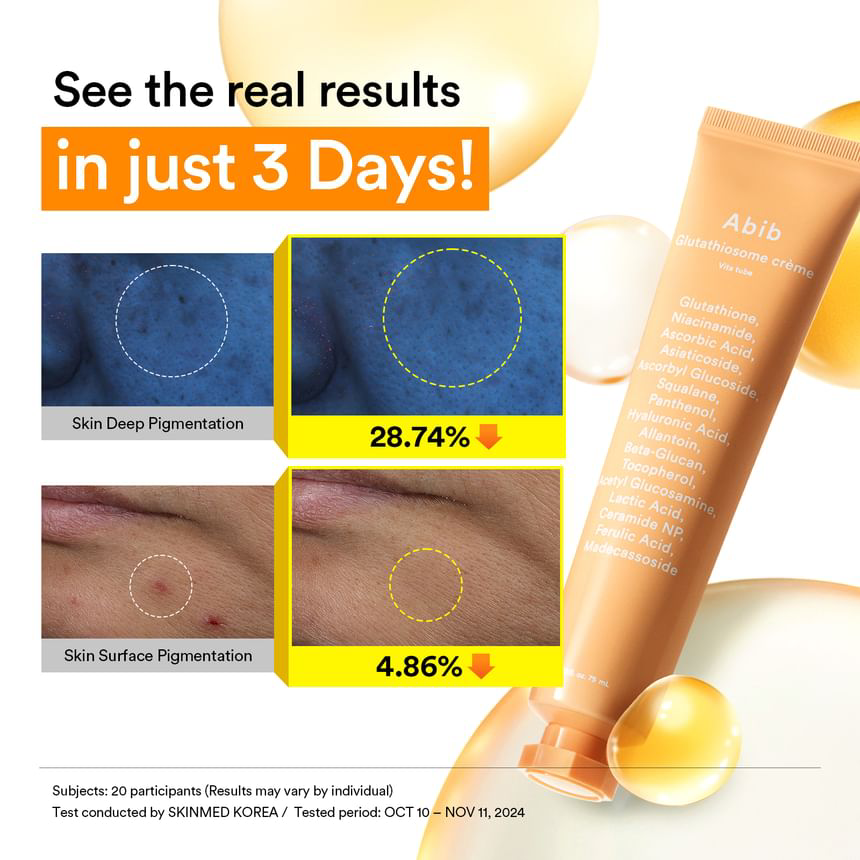 Abib - Glutathiosome Crème Vita Tube 75ml.