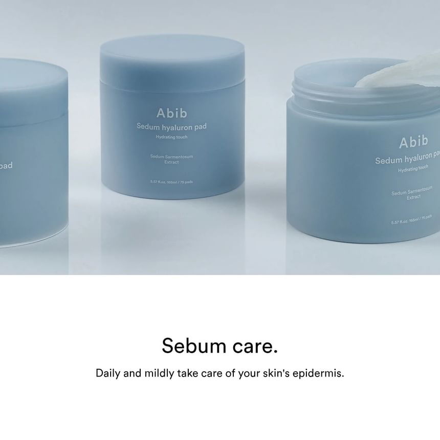 Abib - Sedum Hyaluron Pad Hydrating Touch 165ml. (75 Pads)