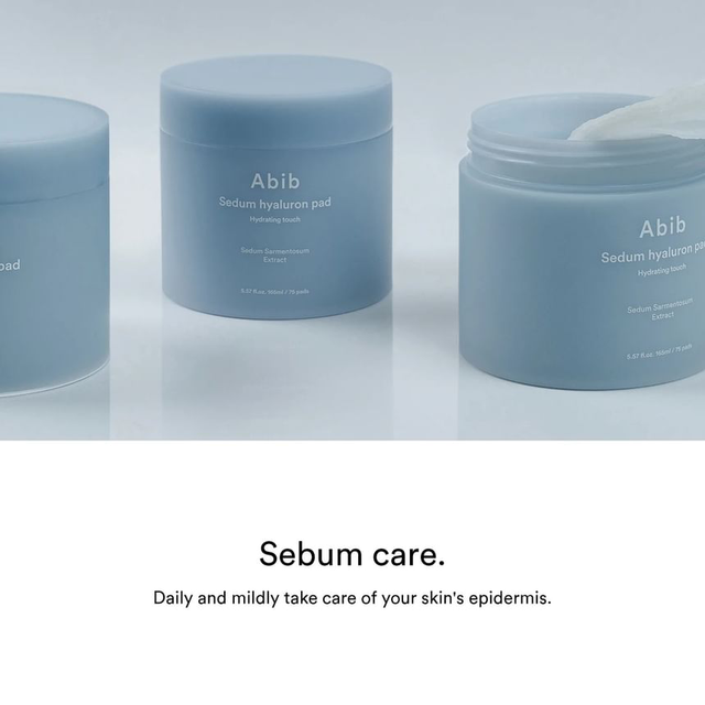 Abib - Sedum Hyaluron Pad Hydrating Touch 165ml. (75 Pads)