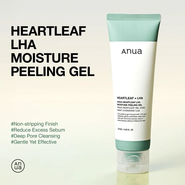 Anua - Heartleaf LHA Moisture Peeling Gel 120ml.
