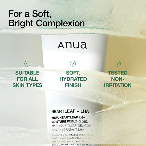 Anua - Heartleaf LHA Moisture Peeling Gel 120ml.
