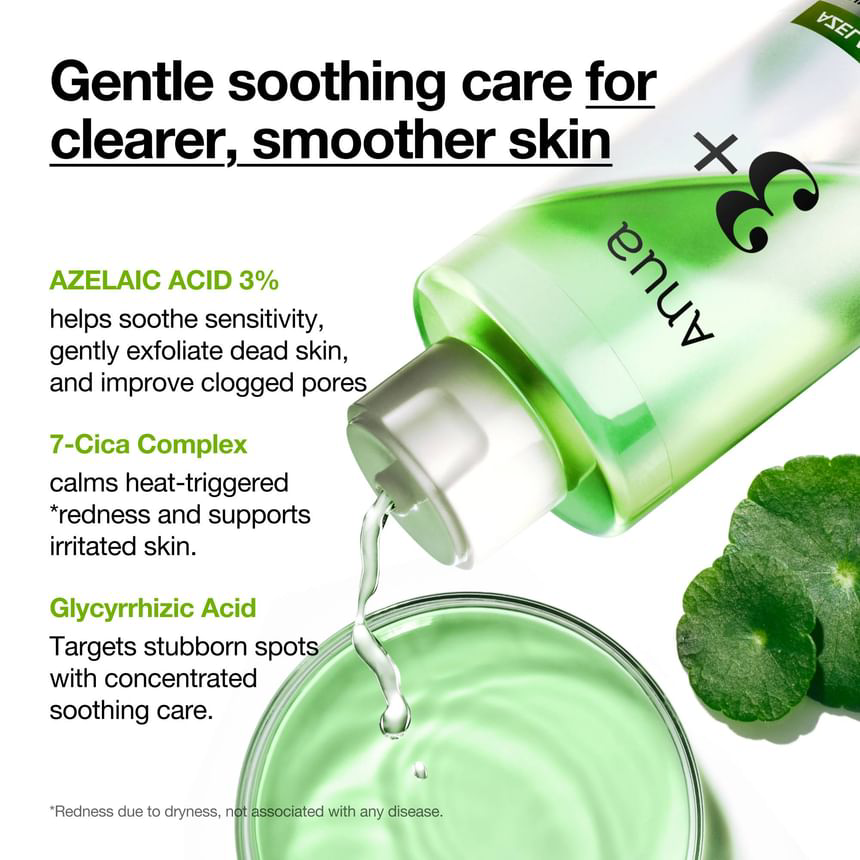 Anua - Azelaic Acid 3 Cica Skin Clarifying Toner 250ml.